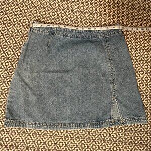 Vintage Exhilaration Jean Miniskirt